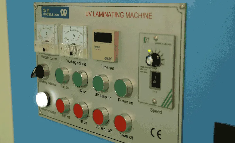 uv roller coating machine wide format