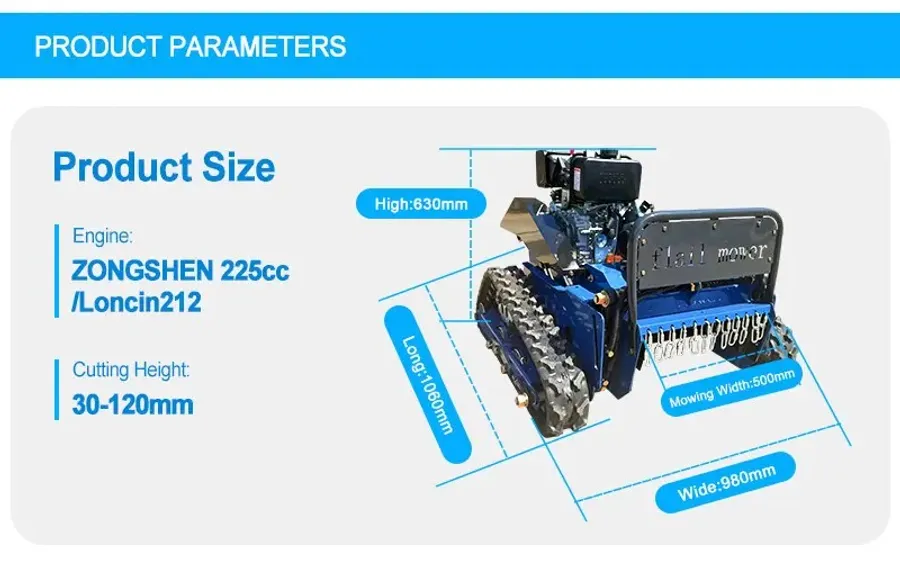 Remote-Control Lawn Mower 500mm