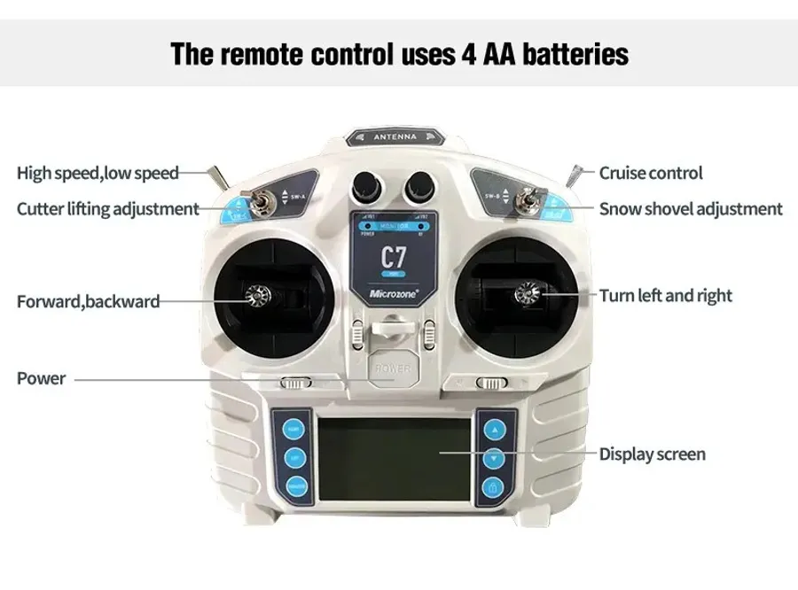 Remote-Control Lawn Mower 500mm