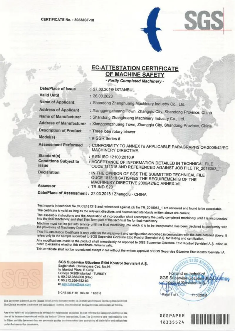 RR series Roots Blower